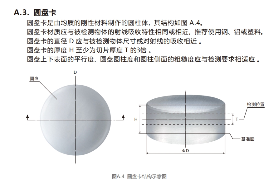 工業(yè)CT檢測卡4-圓盤卡